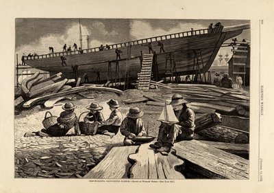 Skibsbygning, Gloucester Harbor, fra Harper