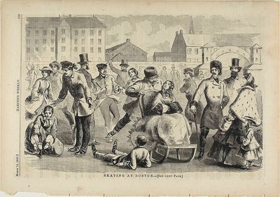 Skøjteløb i Boston af Winslow Homer