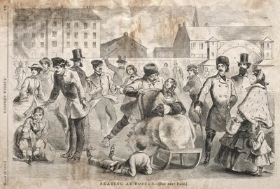 Skøjteløb i Boston af Winslow Homer