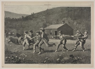 Snap-the-Pisken, 1873. af Winslow Homer