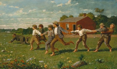 Snap the Whip, 1872 af Winslow Homer