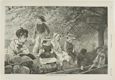 Forårsblomster af Winslow Homer