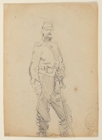 Stående Officer af Winslow Homer