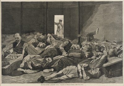 Logerende i stationshuset af Winslow Homer