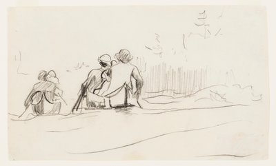 Stern udsigt over to kanoer af Winslow Homer