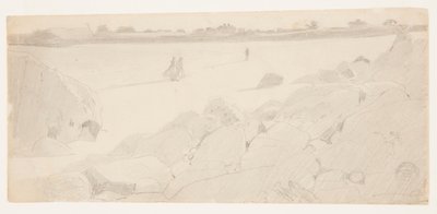 Undersøgelse til "Rocky Coast and Gulls" af Winslow Homer