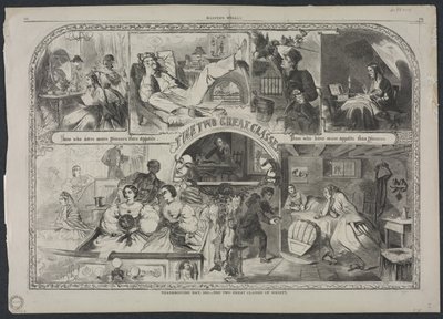 Thanksgiving-dagen, 1860 – Samfundets to store klasser af Winslow Homer