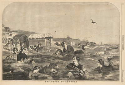 The Bathe at Newport, fra Harper af Winslow Homer