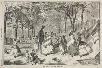 Boston Common, 1858. af Winslow Homer