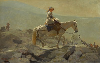 The Bridle Path, White Mountains, 1868 af Winslow Homer