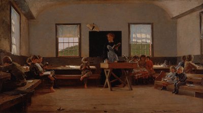Skolen på landet af Winslow Homer