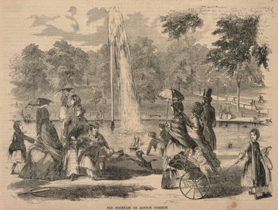 Springvandet på Boston Common, fra Ballou