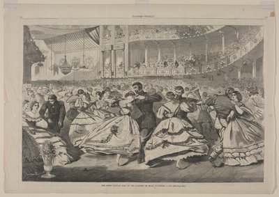 Den store russiske bal på Musikakademiet, 5. november 1863 af Winslow Homer