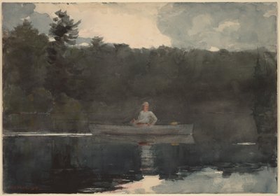 Den ensomme fisker af Winslow Homer