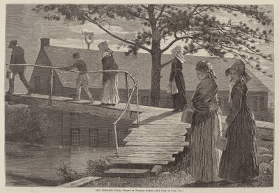 The Morning Bell, udgivet 1873. af Winslow Homer