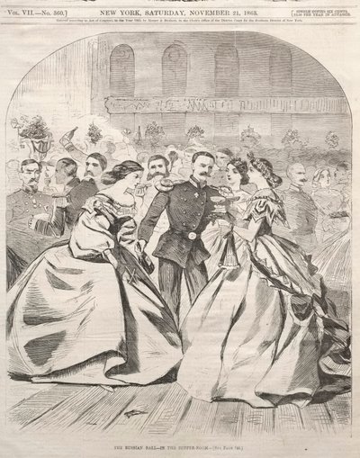 Det russiske bal - i spisesalen af Winslow Homer