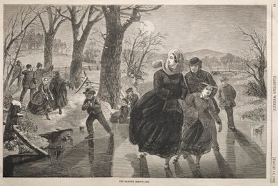 Skøjtesæsonen - 1862, 1862. af Winslow Homer