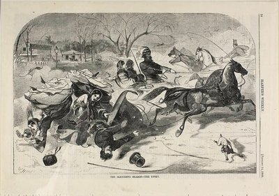Sæsonen for slædekørsel - en omvæltning af Winslow Homer