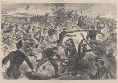 The War for the Union, 1862 - A Bajonet Charge, udgivet 1862. af Winslow Homer