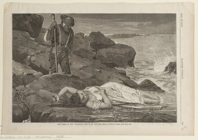 Vraget af Atlantic kastet op af havet af Winslow Homer