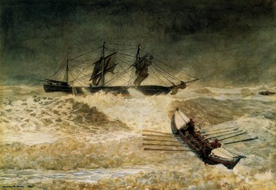 Jernskyens vrag, 1881 af Winslow Homer