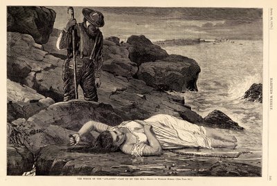 Vraget på "Atlantic" - kastet op af havet, fra Harper