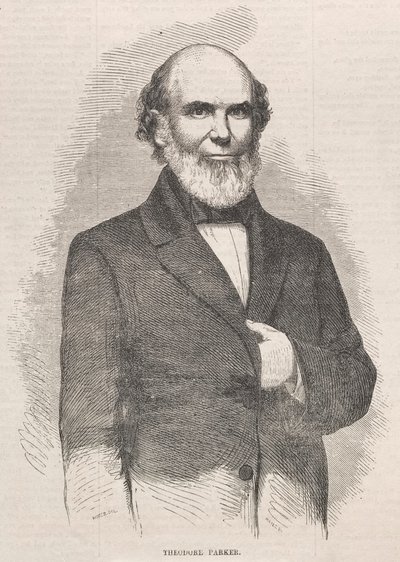 Theodore Parker, 1858. af Winslow Homer