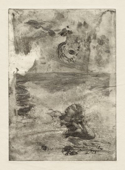 To hoveder (studie efter "Undertow") af Winslow Homer