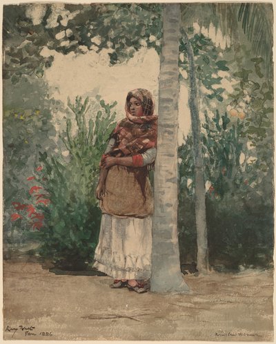 Under et palmetræ af Winslow Homer