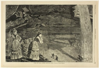 Under vandfaldet, Catskill-bjergene af Winslow Homer