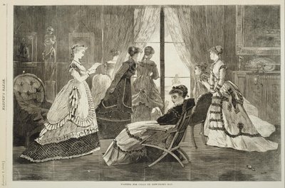 At vente på opkald på nytårsdag af Winslow Homer