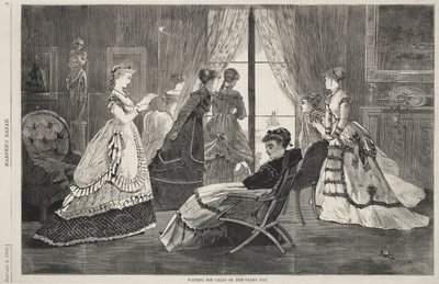 At vente på opkald på nytårsdag af Winslow Homer