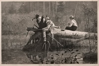 Venter på en bid, 1874. af Winslow Homer