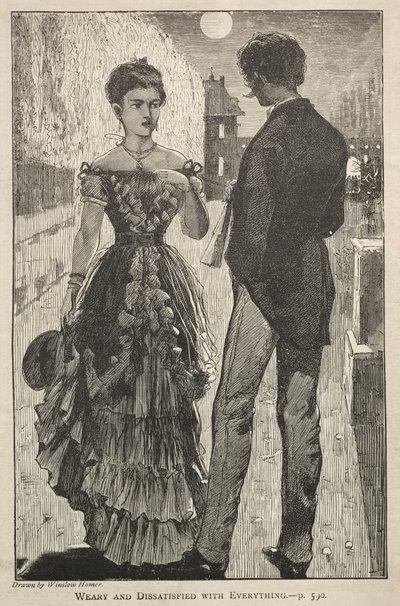 Træt og utilfreds med alt af Winslow Homer