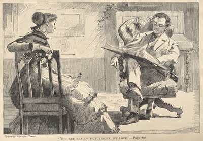 "Du er virkelig malerisk, min elskede" af Winslow Homer