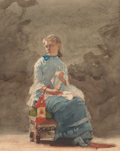 Ung kvinde syning, 1876. af Winslow Homer