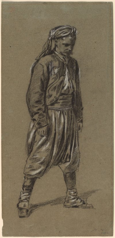 Zouave, 1864. af Winslow Homer
