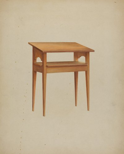Shaker spisebord, ca. 1937. af Winslow Rich