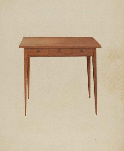 Shaker Table, 1938. af Winslow Rich