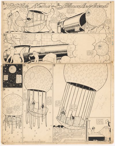 Lille Nemo i Slumberland: "Jeg kan ikke lide det her, en lille bitte smule, ikke en lille bitte smule" af Winsor McCay