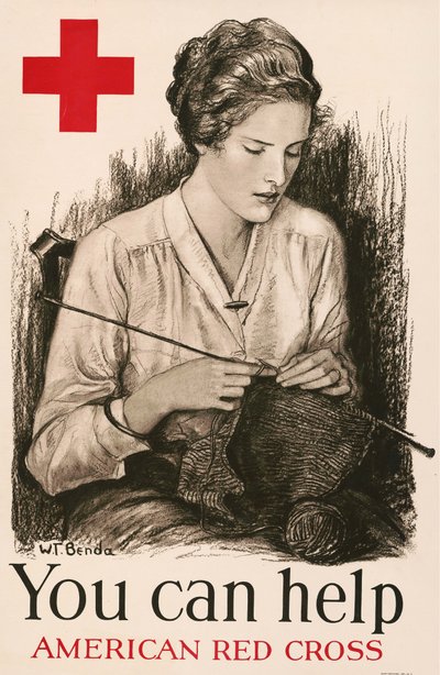 Du kan hjælpe - Amerikansk Røde Kors, 1918. af Wladyslaw Theodor Benda
