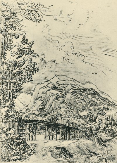 Landskab, 1515, 1943. af Wolf Huber