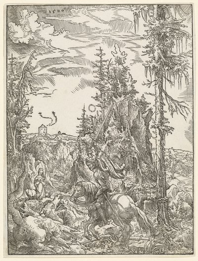 Saint George dræber dragen af Wolf Huber