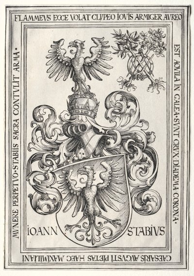 Johann Stabius våbenskjold af Wolf Traut