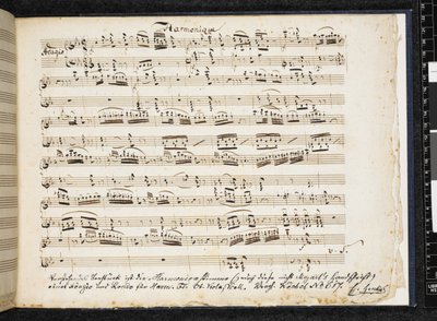 Adagio og Rondo i C -mindre/major til armonica, fløjte, obo, viola og cello af Wolfgang Amadeus Mozart