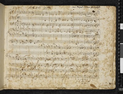 Tilføj MS 37764 f.1 Strygekvartet i D-dur, K. 499 af Wolfgang Amadeus Mozart