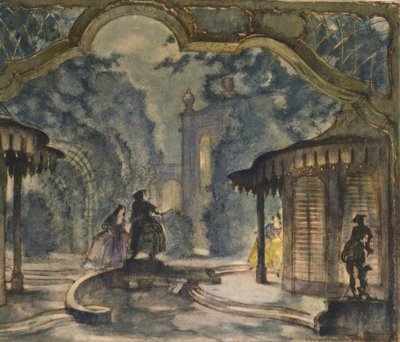 Mozart, Figaro / scene af A.Mahnke af Wolfgang Amadeus Mozart