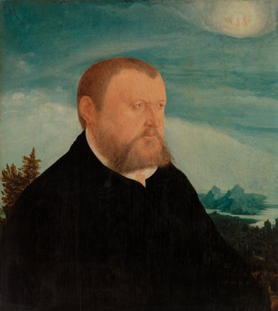 Portræt af en mand af Wolfgang Huber