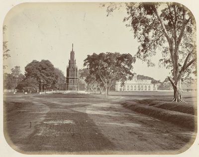 Mindesmærke for general Andreas Victor Michiels i Waterlooplein i Batavia af Woodbury and Page