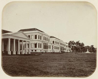 Daendels Palace på Waterlooplein i Batavia af Woodbury and Page